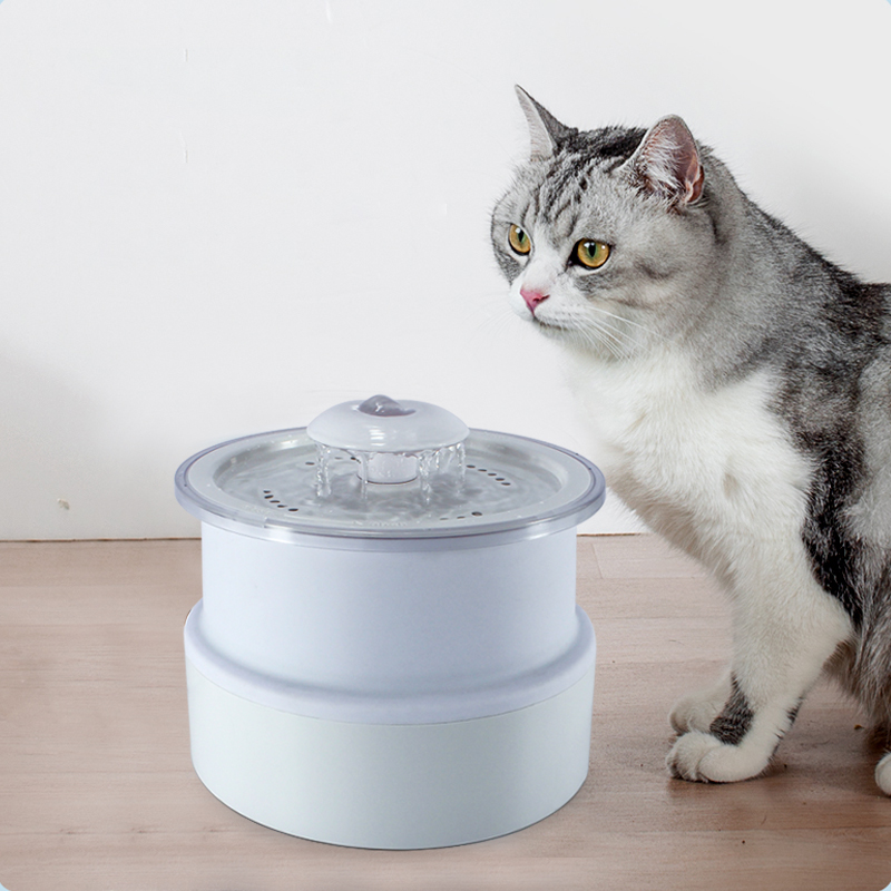Хранителен клас Материал BPA безплатен котешки фонтан за домашни любимци сгъваем фонтан